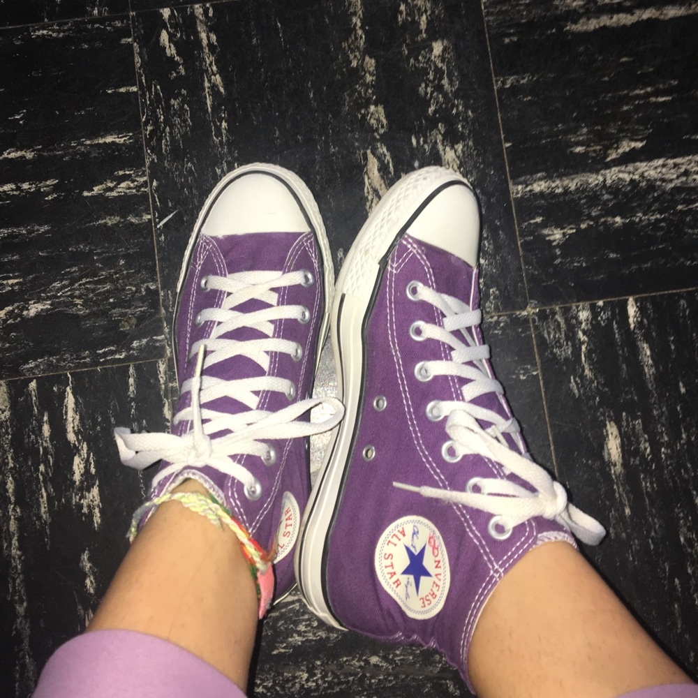 Purple converse